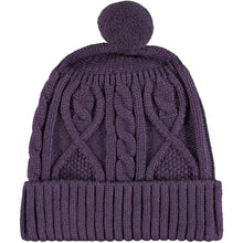 Load image into Gallery viewer, Maddy Knit Hat- Purple
