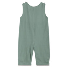Load image into Gallery viewer, Mallard Smocked Overalls- Sage