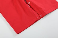 Load image into Gallery viewer, Santa Sleigh Overalls- Red