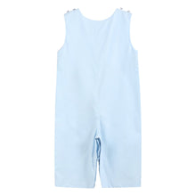 Load image into Gallery viewer, Nativity Smocked Overalls- Light Blue