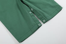 Load image into Gallery viewer, Santa Car Christmas Smocked Overalls- Green