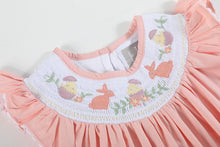 Load image into Gallery viewer, Light Pink Easter Smocked Bishop Dress