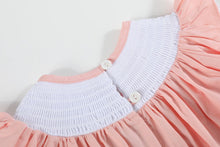 Load image into Gallery viewer, Light Pink Easter Smocked Bishop Dress