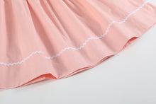 Load image into Gallery viewer, Light Pink Easter Smocked Bishop Dress