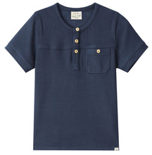 Load image into Gallery viewer, Navy Boardwalk Henley