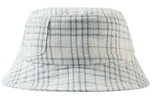 Load image into Gallery viewer, Chambray/ Cream Plaid Bucket Hat