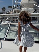 Load image into Gallery viewer, Navy Sailboats Emmie Dress