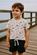 Load image into Gallery viewer, White Harbor AOP Tee