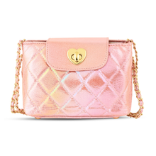 Load image into Gallery viewer, Paige Petal Pink Metallic Purse