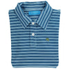 Harry Performance Polo LS- Cornflower Stripe