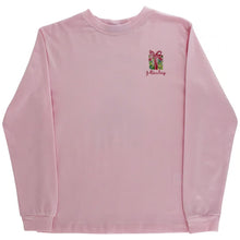 Load image into Gallery viewer, Logo Tee LS- Santa Tree on Pink