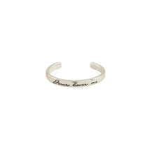Load image into Gallery viewer, Silver Jesus Loves Me Cuff