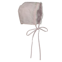 Load image into Gallery viewer, Girls Floral Bullion & Lace Bonnet