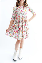 Load image into Gallery viewer, Holly Jolly Christmas Pocket Twirl Dress