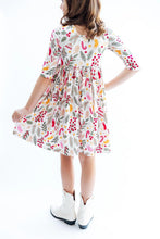 Load image into Gallery viewer, Holly Jolly Christmas Pocket Twirl Dress