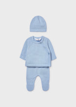 Load image into Gallery viewer, Tricot Knit Gift Set- Sky Blue