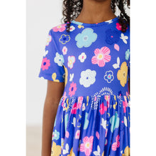 Load image into Gallery viewer, Floral Frenzy SS Pocket Twirl Dress