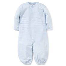 Load image into Gallery viewer, Simple Stripes Convertible Gown- Blue/White