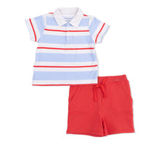 Load image into Gallery viewer, Preppy Rugby Polo Set