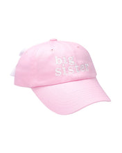 Load image into Gallery viewer, Big Sister Bow Baseball Hat- Pink