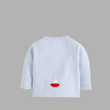 Load image into Gallery viewer, Sailboat Crochet Sweater