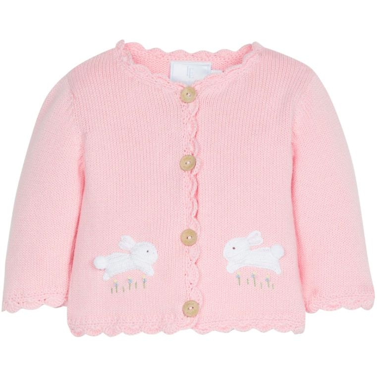 Crochet Sweater - Pink Bunny