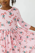 Load image into Gallery viewer, Candy Cane Cutie Pocket Twirl Dress