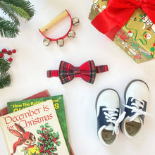 Load image into Gallery viewer, Baylor Bow Tie (Flannel)- Society Prep Plaid