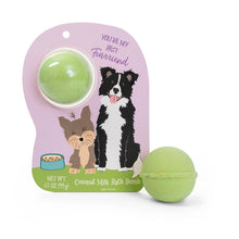 Load image into Gallery viewer, You're My Best Furrriend Yorkie + Border Collie Bath Bomb