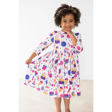 Load image into Gallery viewer, Happy Birthday Pocket Twirl Dress