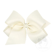 Load image into Gallery viewer, King Scalloped Edge Grosgrain Bow - more colors