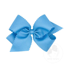 Load image into Gallery viewer, King Scalloped Edge Grosgrain Bow - more colors