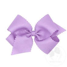 Load image into Gallery viewer, King Scalloped Edge Grosgrain Bow - more colors