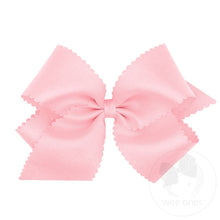 Load image into Gallery viewer, King Scalloped Edge Grosgrain Bow - more colors