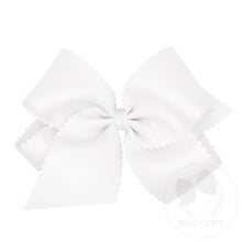 Load image into Gallery viewer, King Scalloped Edge Grosgrain Bow - more colors