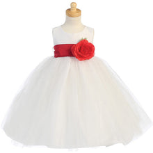 Load image into Gallery viewer, Poly Silk & Tulle Dress
