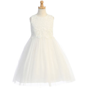 First Communion Dress-Lace & Tulle Dress