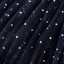 Load image into Gallery viewer, Black Iris Tiered Mesh Dress