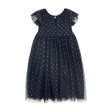 Load image into Gallery viewer, Black Iris Twirl Mesh Dress