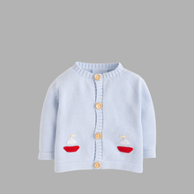 Load image into Gallery viewer, Sailboat Crochet Sweater
