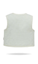 Load image into Gallery viewer, Dress Set w/ Vest & Bag- Sage Floral/Off-White