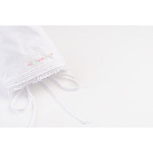 Load image into Gallery viewer, Girls Floral Bullion & Lace Bonnet