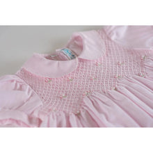 Load image into Gallery viewer, Scalloped Pearl Smocked Dress