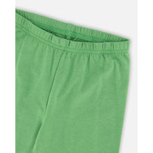 Load image into Gallery viewer, Organic Jersey Capri Leggings- Shamrock