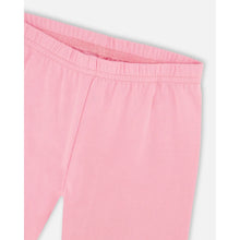 Load image into Gallery viewer, Organic Jersey Capri Leggings- Candy Pink