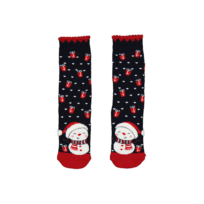 Non-Slip Socks- Holiday Snowman
