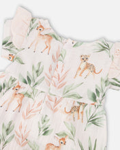 Load image into Gallery viewer, Leopard Jungle Print Tunic & Legging Set