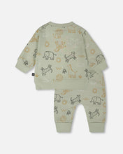 Load image into Gallery viewer, Safari Animals Print Top & Pant Set