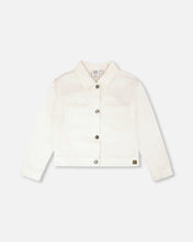 Load image into Gallery viewer, White Jean Jacket w/ Embroidery