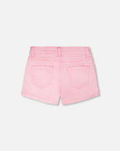 Load image into Gallery viewer, Cherry Prism Pink Embroidered Short